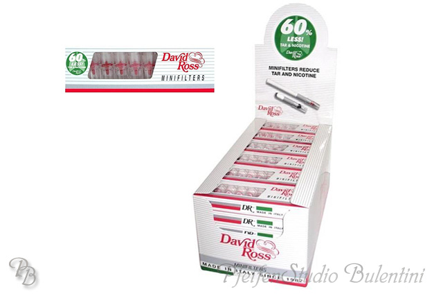 Zigarettenfilter David Ross 8mm Filter Cartridges 36x10 Filter